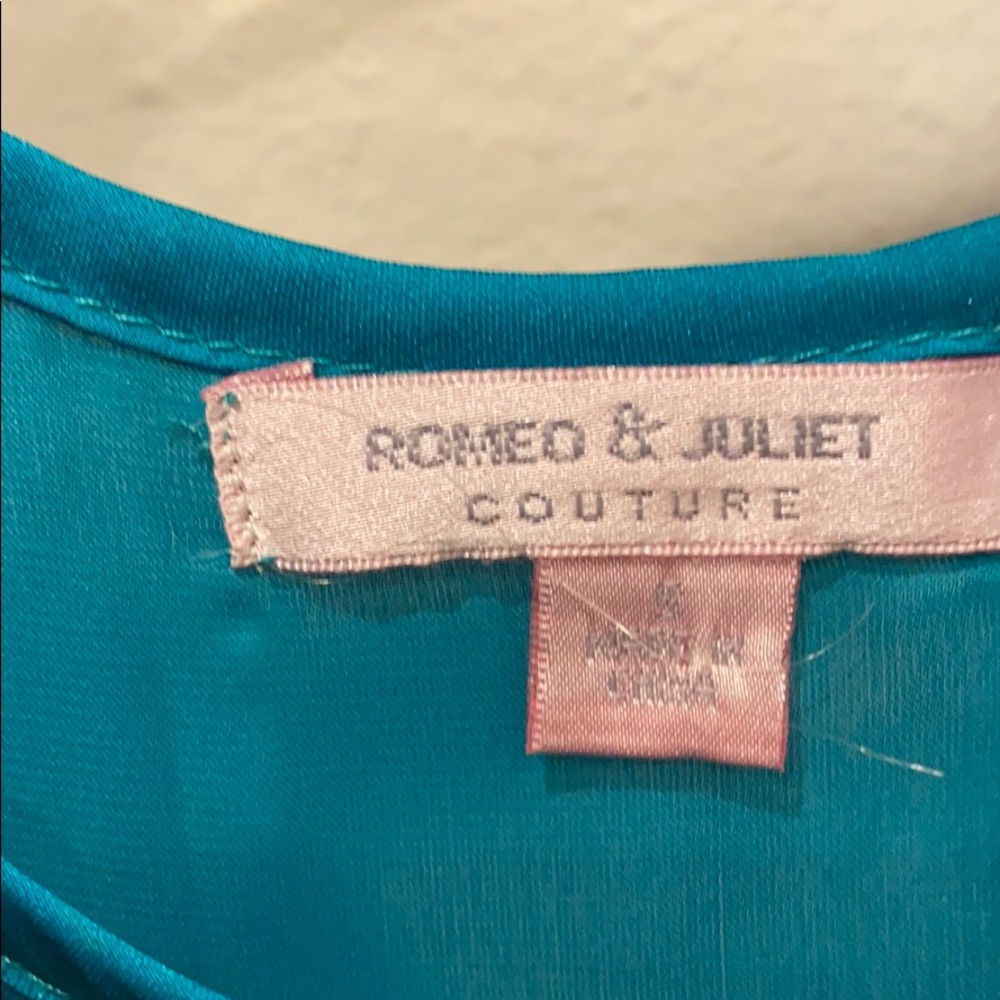 Turquoise blouse - Picture 3 of 7